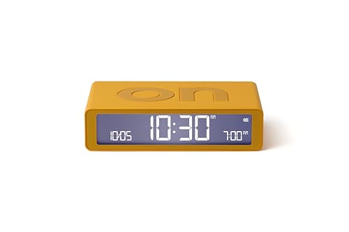 Lexon Flip Classic Digitaler Wecker mit umkehrbaren EIN/Aus-Seiten, wiederaufladbare Nachttischuhr mit LCD-Display, Berührungssensor für Schlummer- und Lichtfunktion – Gelb Lexon Flip Classic Digitaler Wecker mit umkehrbaren EIN/Aus-Seiten, wiederaufladbare Nachttischuhr mit LCD-Display, Berührungssensor für Schlummer- und Lichtfunktion – Gelb von Lexon