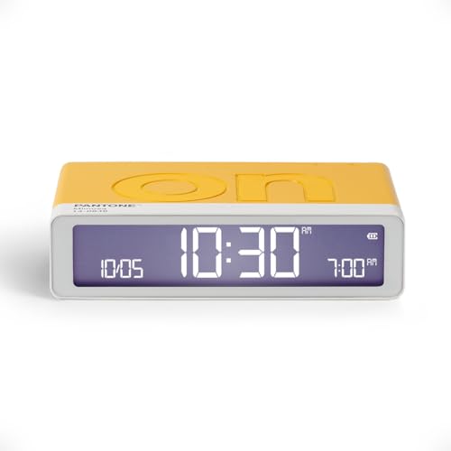 Lexon Flip Classic Morgenwecker, beleuchtet, wendbar mit Seiten on Off und Snooze-Funktion, mit LCD-Display und Touchscreen, wiederaufladbar über USB-C – Gelb glänzend Lexon Flip Classic Morgenwecker, beleuchtet, wendbar mit Seiten on Off und Snooze-Funktion, mit LCD-Display und Touchscreen, wiederaufladbar über USB-C – Gelb glänzend von Lexon