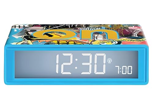 Lexon LR150BSQ-D Funkwecker Flip+ Jean-Michel Basquiat Türkis von Lexon