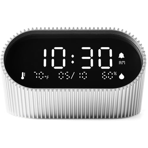 Lexon LR155RA3 Digitalwecker Ray Clock Alufarben von Lexon