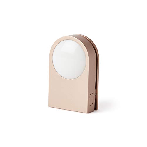 Lexon Lucie Mini-LED-Clip-Lampe (Gold) von Lexon