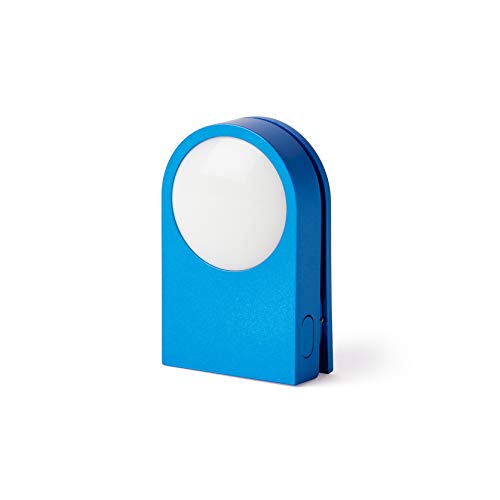 Lexon Lucie Mini-LED-Clip-Lampe (Blau) von Lexon