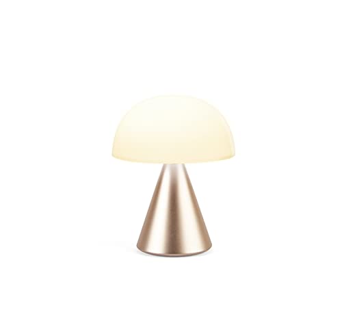 Lexon MINA L Wiederaufladbare kabellose LED-Tischleuchte, 9 Lichtfarben mit Dimmer, Touch und wiederaufladbar, bis zu 24 Stunden Akkulaufzeit - weiches Gold Lexon MINA L Wiederaufladbare kabellose LED-Tischleuchte, 9 Lichtfarben mit Dimmer, Touch und wiederaufladbar, bis zu 24 Stunden Akkulaufzeit - weiches Gold von Lexon