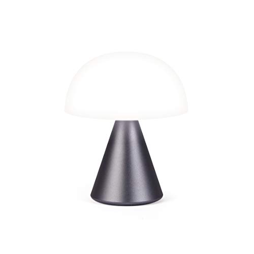 Lexon MINA M Wiederaufladbare kabellose LED-Tischlampe, für Nachttisch oder Schreibtisch, mit Dimmer, bis zu 12 Stunden Akkulaufzeit - Rotguss von Lexon