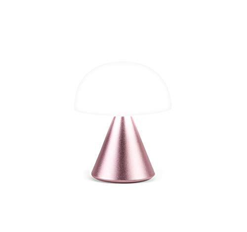 Lexon Mina Mini Lampe LED 6 Stunden Batterie Kalt- und Warmlichtsteuerung USB-C (Pink) von Lexon