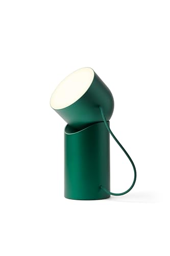 Lexon ORBE wiederaufladbare LED-Tischlampe, kabellos mit abnehmbarem magnetischem und drehbarem Kopf, geeignet für Nachttisch, Büro oder Terrasse - Dunkelgrün Lexon ORBE wiederaufladbare LED-Tischlampe, kabellos mit abnehmbarem magnetischem und drehbarem Kopf, geeignet für Nachttisch, Büro oder Terrasse - Dunkelgrün von Lexon