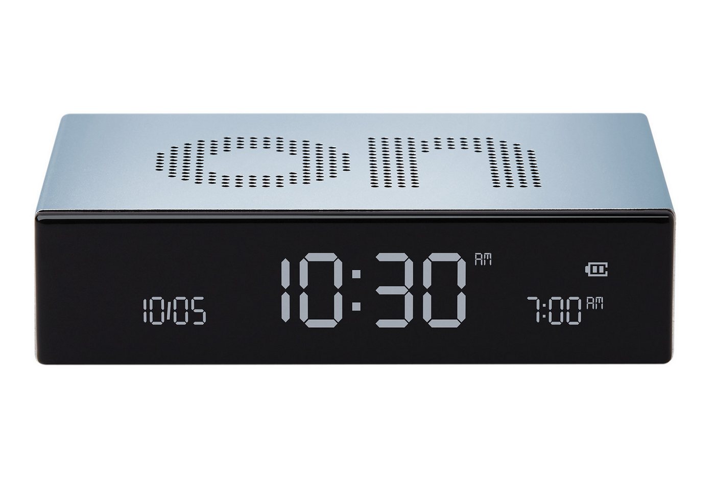 Lexon Quarzwecker DigitalFlip Premium Hellblau Lexon Quarzwecker DigitalFlip Premium Hellblau von Lexon