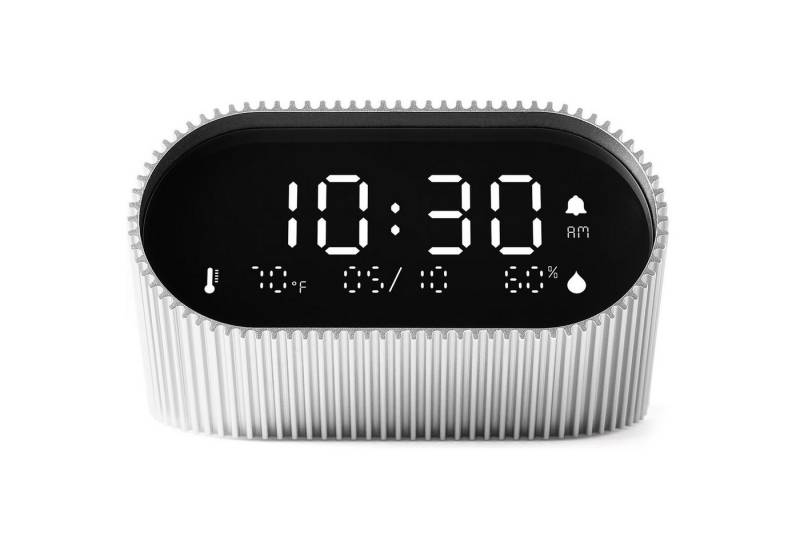 Lexon Quarzwecker Digitalwecker Ray Clock Alufarben von Lexon