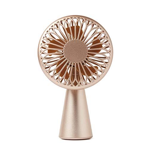 Lexon Wino Tragbarer Mini-Ventilator kabellos (goldfarben) von Lexon