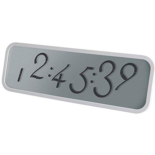 Lexon - Script Clock Large White von Lexon