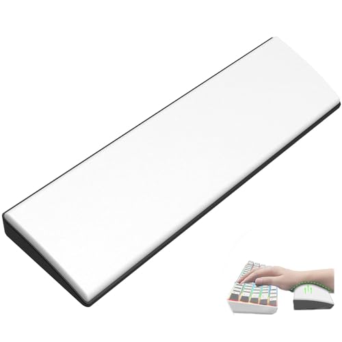 Handgelenkauflage Zum 60% Mini Kompakt Mechanische Wireless Beleuchtet Gaming PC Tastatur Ergonomisch Memory Foam Faux Leder Wrist Rest Anti Skid Gummi Basis Weich Für Game Office-Weiß Handgelenkauflage Zum 60% Mini Kompakt Mechanische Wireless Beleuchtet Gaming PC Tastatur Ergonomisch Memory Foam Faux Leder Wrist Rest Anti Skid Gummi Basis Weich Für Game Office-Weiß von LexonElec