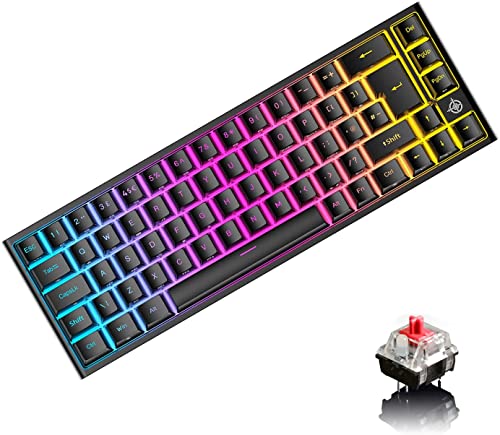 UK Layout 60% Gaming Keyboar RGB Backlit Red Switch Mechanical Keyboard,67 Keys USB C Wire Keyboard Mice 12000 DPI for PC Mac Gamer UK Layout 60% Gaming Keyboar RGB Backlit Red Switch Mechanical Keyboard,67 Keys USB C Wire Keyboard Mice 12000 DPI for PC Mac Gamer von LexonElec