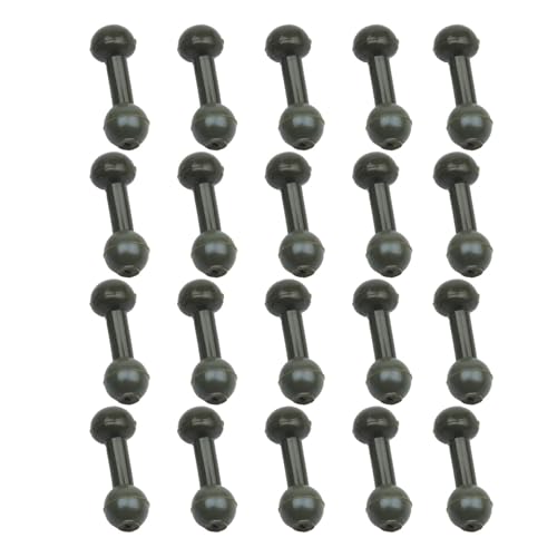 Fishing Beads Set - 20 Stück Forellen Perlen - Gummizubehör Schwingungsdämpfende Ködereier für Forelle Karpfen Lachs Fishing Beads Set - 20 Stück Forellen Perlen - Gummizubehör Schwingungsdämpfende Ködereier für Forelle Karpfen Lachs von Lexsyn
