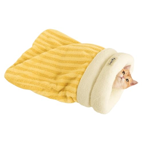 Haustier Schlafsack - Winter Wärmehöhle Haustierbett,Gemütliche Katzen Schlafhöhle Für Wohnung Balkon Auto Schlafzimmer Reisen Terrasse Draußen Haustier Schlafsack - Winter Wärmehöhle Haustierbett,Gemütliche Katzen Schlafhöhle Für Wohnung Balkon Auto Schlafzimmer Reisen Terrasse Draußen von Lexsyn