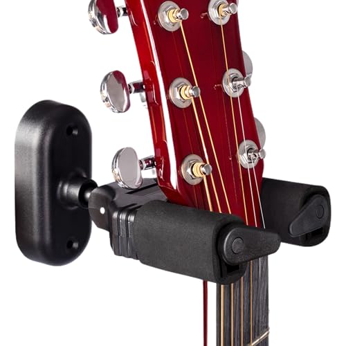 Lexsyn Gitarren Wandhalterung,Rutschfester Elektrogitarren-Halter - Multifunktionaler Bass Halter Für Musiker Musikinstrumentehalter Lexsyn Gitarren Wandhalterung,Rutschfester Elektrogitarren-Halter - Multifunktionaler Bass Halter Für Musiker Musikinstrumentehalter von Lexsyn