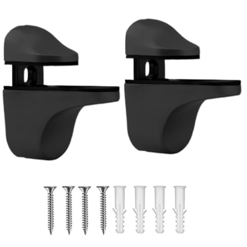Lexsyn Glass Shelf Brackets - 2 Stück Glas Halterungen Klemmträger | Wandmontage Halter Für Arbeitsplatz Wohnbereich Bad Küche Schlafzimmer Wand Lexsyn Glass Shelf Brackets - 2 Stück Glas Halterungen Klemmträger | Wandmontage Halter Für Arbeitsplatz Wohnbereich Bad Küche Schlafzimmer Wand von Lexsyn