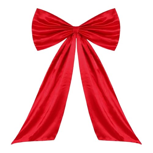 Lexsyn Large Gift Bow - Bow Decoration (65x105 cm) for Wreath, Door & Christmas für Wand Tür Outdoor Wohnzimmer Schlafzimmer Herbst Geburtstag Verlobun von Lexsyn