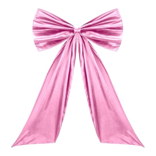 Lexsyn Large Gift Bow - Bow Decoration (65x105 cm) for Wreath, Door & Christmas für Wand Tür Outdoor Wohnzimmer Schlafzimmer Herbst Geburtstag Verlobun von Lexsyn