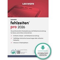 LEXWARE Fehlzeiten Pro 2026  Software Vollversion (Download-Link) von Lexware