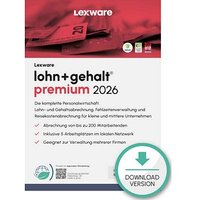 LEXWARE Lohn + Gehalt Premium 2026 Software Vollversion (Download-Link) von Lexware