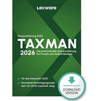 LEXWARE TAXMAN 2026 (für das Steuerjahr 2025) Software Vollversion (Download-Link) von Lexware