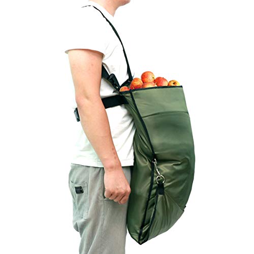 Leyeet Erntefrucht Picking Bag, große Kapazität Garten Gemüse Picking Schürze Garten Schürze Aufbewahrungstasche für die meisten Früchte und Gemüse von Leyeet