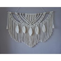 Makramee Wandbehang Medina in Xxl Wanddeko Wandteppich Boho von LeylaShopDesigns