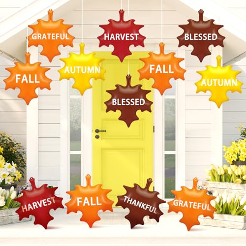 Leyndo 12 Stück Herbst Aufblasbare Ahornblatt Outdoor Dekorationen Thanksgiving Herbst Ahornblatt Aufblasbare hängende Ornamente Herbst Aufblasbare PVC Ornamente für Haus Hof Ernte Party Supplies Leyndo 12 Stück Herbst Aufblasbare Ahornblatt Outdoor Dekorationen Thanksgiving Herbst Ahornblatt Aufblasbare hängende Ornamente Herbst Aufblasbare PVC Ornamente für Haus Hof Ernte Party Supplies von Leyndo