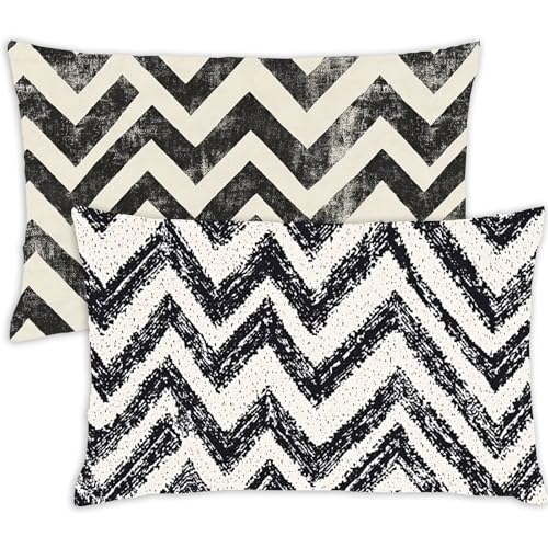 Kissenbezug 30 x 40 Schwarz Kopfkissenbezug 30x40 cm 2 Stück Samt Kissen Streifen Dekokissen Rechteck Kissenbezüge Unsichtbarem Reißverschluss Sofakissen für Schlafzimmer Deko Herbst Gifts,462-j Kissenbezug 30 x 40 Schwarz Kopfkissenbezug 30x40 cm 2 Stück Samt Kissen Streifen Dekokissen Rechteck Kissenbezüge Unsichtbarem Reißverschluss Sofakissen für Schlafzimmer Deko Herbst Gifts,462-j von Lezewege