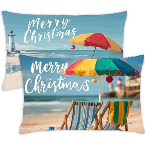 Kissenbezug 60 x 80 Sommer Kopfkissenbezug 60x80 cm 2 Stück Samt Kissen Strand Dekokissen Rechteck Kissenbezüge Unsichtbarem Reißverschluss Modern Sofakissen für Schlafzimmer Deko Herbst Gifts,460-j von Lezewege