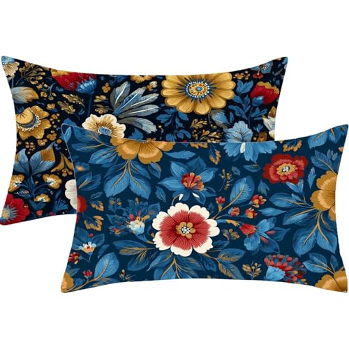 Kopfkissenbezug 30x50 cm Rechteck Kissenbezüge Marine, Kissenbezug 30 x 50 2er Set Leinen Sofakissen Dekokissen Pflanzen Doppelseitige Druck Kissenhülle für Herbst Deko Wohnzimmer Sofa Geschenke,445-j Kopfkissenbezug 30x50 cm Rechteck Kissenbezüge Marine, Kissenbezug 30 x 50 2er Set Leinen Sofakissen Dekokissen Pflanzen Doppelseitige Druck Kissenhülle für Herbst Deko Wohnzimmer Sofa Geschenke,445-j von Lezewege