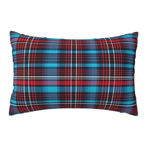Kissenbezug 40 X 60 cm Deko Kissen Kariert Kissenbezüge 2er Set, Kissenbezug Weinlese Kissenhülle Herbst Rechteckig Sofa Kissen Beidseitig Bedruckt Zierkissen für Couch Deko Wohnzimmer Geschenke,K434 von Leznzen