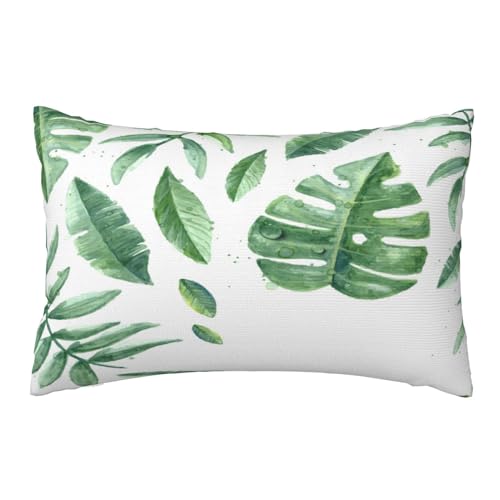 Kissenbezug 60x90cm 2er Set Wetterfest Outdoor Kissen Grün Kissenbezüge, Rechteckig Couch Kissen Tropische Pflanzen Gartendeko Kissenhülle Herbst Outdoorkissen DekoKissen für Patio Balkon Deko,L90 Kissenbezug 60x90cm 2er Set Wetterfest Outdoor Kissen Grün Kissenbezüge, Rechteckig Couch Kissen Tropische Pflanzen Gartendeko Kissenhülle Herbst Outdoorkissen DekoKissen für Patio Balkon Deko,L90 von Leznzen