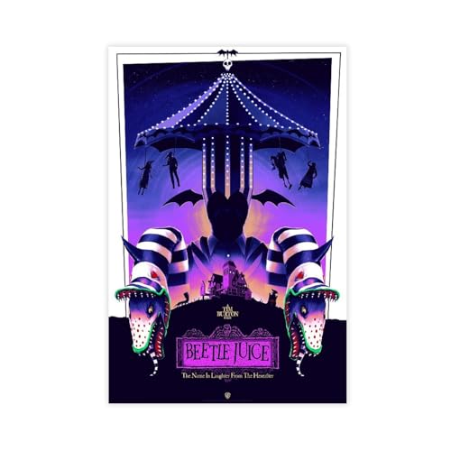 Filmposter "Beetlejuice A Tim Burton", Filmposter, Leinwand, Poster, Schlafzimmer, Dekoration, Landschaft, Büro, Raumdekoration, Geschenk, 50 x 75 cm Filmposter "Beetlejuice A Tim Burton", Filmposter, Leinwand, Poster, Schlafzimmer, Dekoration, Landschaft, Büro, Raumdekoration, Geschenk, 50 x 75 cm von Lfaser