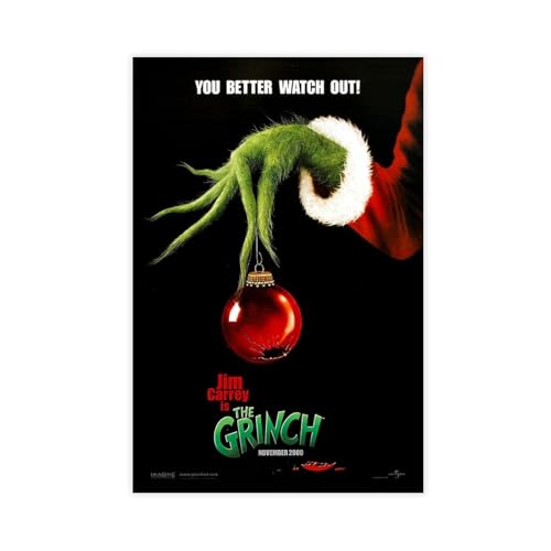 Filmposter "The Grinch", Leinwandposter, Wandkunst, Dekordruck, Bild Gemälde für Wohnzimmer, Schlafzimmer, Dekoration, 50 x 75 cm Filmposter "The Grinch", Leinwandposter, Wandkunst, Dekordruck, Bild Gemälde für Wohnzimmer, Schlafzimmer, Dekoration, 50 x 75 cm von Lfaser