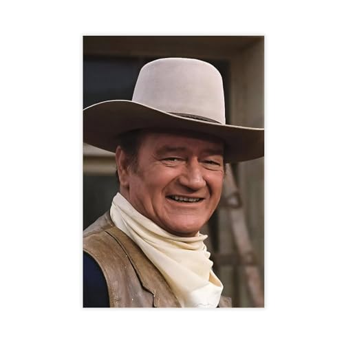 John Wayne, Leinwand-Poster, Wandkunst, Dekordruck, Gemälde für Wohnzimmer, Schlafzimmer, Dekoration, 30 x 45 cm John Wayne, Leinwand-Poster, Wandkunst, Dekordruck, Gemälde für Wohnzimmer, Schlafzimmer, Dekoration, 30 x 45 cm von Lfaser
