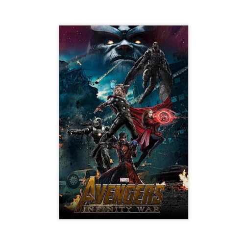 Leinwand-Poster, Motiv: Avengers Infinity War, Wandkunst, Dekor, Bild, Gemälde für Wohnzimmer, Schlafzimmer, Dekoration, 30 x 45 cm Leinwand-Poster, Motiv: Avengers Infinity War, Wandkunst, Dekor, Bild, Gemälde für Wohnzimmer, Schlafzimmer, Dekoration, 30 x 45 cm von Lfaser