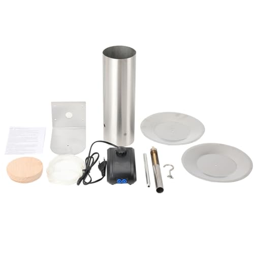 Lfhelper 1,1 Liter Kaltraucherzeuger Rauchgenerator mit Pumpe Kaltrauchgenerator aus Edelstahl Räuchern BBQ von Lfhelper