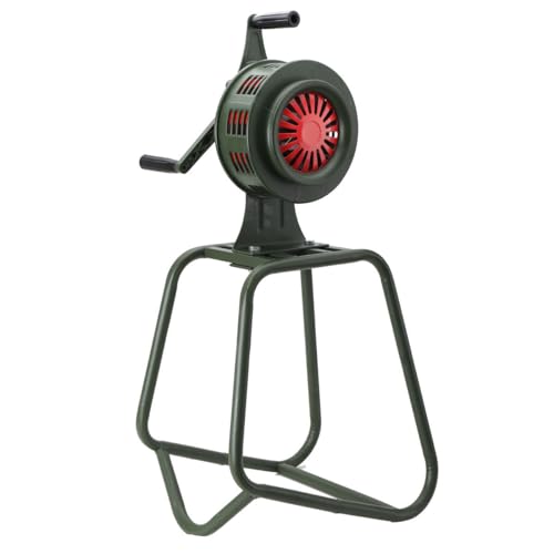 Lfhelper 125 ± 2db Standsirene Aluminiumgehäuse Sirene Alarmsirene Handhebelbetätigung Luftangriffssirene, Selbstschutz-Notsirene, Sirenenhorn für Industrie, Bauwesen, Fabriken & Abnehmbare Halterung von Lfhelper