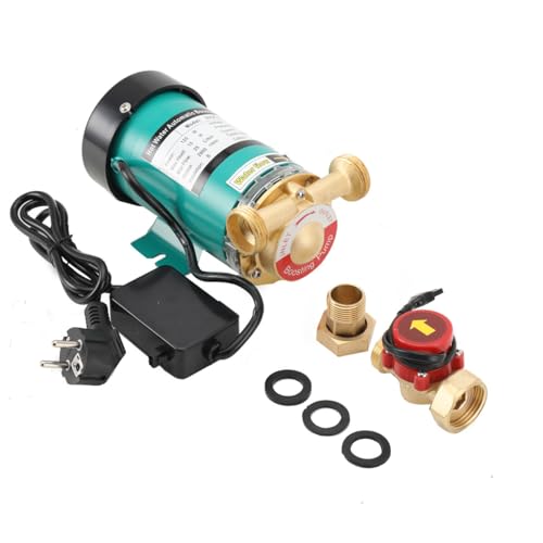 Lfhelper 230V 120W Druckerhöhungspumpe Automatischer Heißwasserpumpe Heizungspumpe Umwälzpumpe Automatisch/manuell Haushalt Booster Pumpe für Haus und Garten irrigation 25L/min Hohe Druckpumpe von Lfhelper