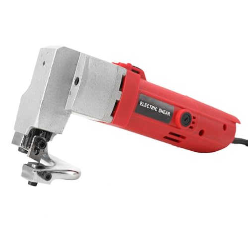 Lfhelper 500W Elektrische Blechschere, 2,5mm Elektro Blechschere Blechnibbler Elektroschere Tools, Metall-Schere, Weichstahl 2mm - Aluminium 2.5 mm -Edelstahl 1,5 mm von Lfhelper