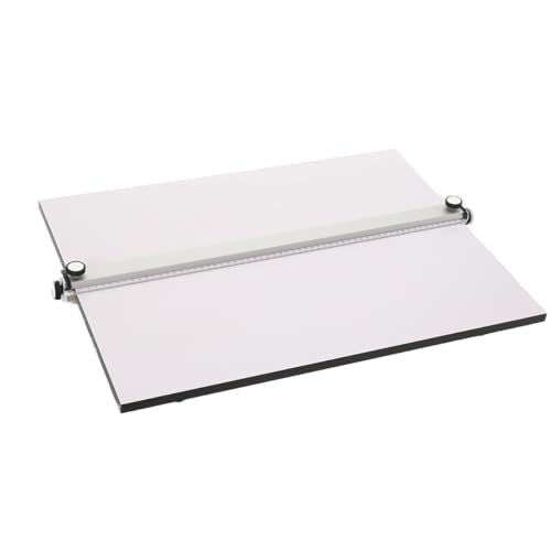 Lfhelper A2 Zeichenbrett, 60x45cm Tragbare Zeichenplatte Zeichentisch mit Paralleler Stange und Stützbeine, Architekturwerkzeug zum Zeichnen, Skizzieren, Malen von Lfhelper