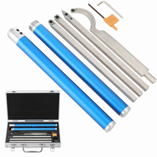 Lfhelper Carbide Tipped Wood Lathe Turning Tools Set Drechseleisen Set Hartmetallbestücktes Holzdrehwerkzeug Schwanenhals Hohlmeißel Kreis/Viereck/Diamant Hartmetallfräserschäfte Erweiterbarer Griff Lfhelper Carbide Tipped Wood Lathe Turning Tools Set Drechseleisen Set Hartmetallbestücktes Holzdrehwerkzeug Schwanenhals Hohlmeißel Kreis/Viereck/Diamant Hartmetallfräserschäfte Erweiterbarer Griff von Lfhelper