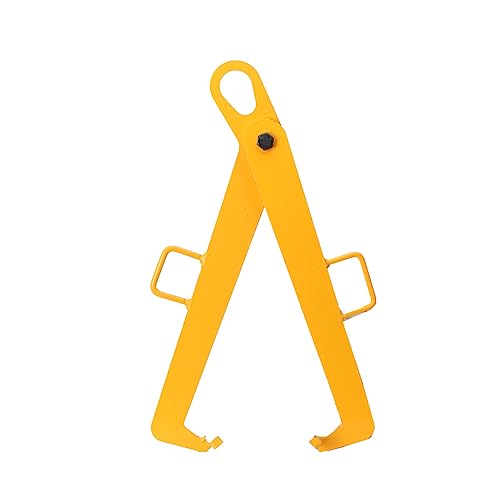 Lfhelper Ölfass Hebezange 600kg Vertikale Fassklammer 0.6T 55-60cm Ölfass-Hebeklemme Forstzange Fassheber Fass-Greifer Fasskralle Kran Fasshebebühne Ölfass Drum Lifter Geeignet für φ 550-600mm Trommel von Lfhelper