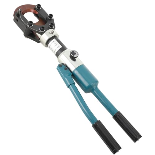 Lfhelper Hydraulischer Kabelschneider 70kN Hydraulische Kabelschere Ø 50 mm Schnittbreite Hydraulik Kupfer Trennschere Für CU-, Alu- und Telefonkabel Schneiden Drahtschneider Kabelwerkzeug Satz von Lfhelper