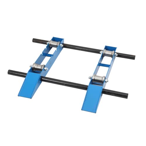 Lfhelper Kabelabroller Kabeltrommel Abroller für φ 300-1200mm Kabeltrommeln Kabelabwickler Abrollvorrichtung Cable Caddy mit Rampe Design 1500KG/3307LBS Tragfähigkeit Kabeltrommelständer Abrollhilfe von Lfhelper