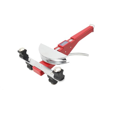 Lfhelper Manueller Rohrbieger Handrohrbieger Rohrbiegemaschine Set mit Biege-Satz 6~22mm (1/4-7/8) Biegeradius bis 90° mit Rohrschneider und Entgrater für Kupfer, Aluminiumrohr, Kühlsysteme von Lfhelper