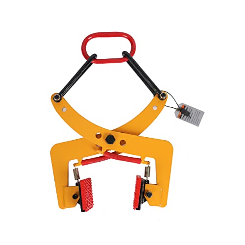 Lfhelper Versetzzange Bordsteinzange Hebezange Bordstein Steinträger Heber Steingreifer, Bordsteinträger Steinzange Pflastersteinzange Pflasterträger, Max. Laden 280 kg, Verstellbare Öffnung 6-24cm von Lfhelper