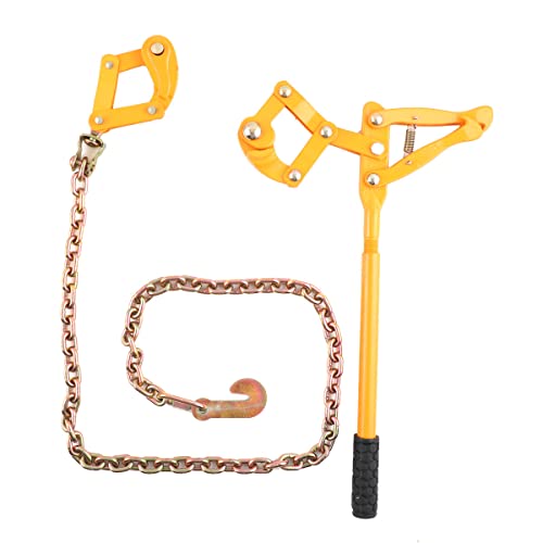 Lfhelper Zaundraht Spanner Zaun-Reparatur-Werkzeug Drahtzaun Reparatur Werkzeug Zaun Stretcher Spanner Kettensieb Stacheldraht-Dehner 2200lbs Heavy Duty Zaun Puller Energier Reparaturwerkzeug 1,2m von Lfhelper