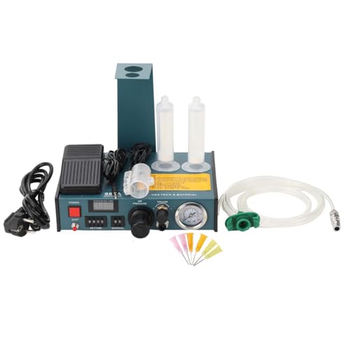 Lfhelper automatischer Klebstoffspender Digital Display Auto Glue Dispenser Lötpaste Digitalanzeige Dispensing Machine Klebstoffspender Flüssigklebstoffspender 983A Lotpasten (AC220V EU Plug) von Lfhelper